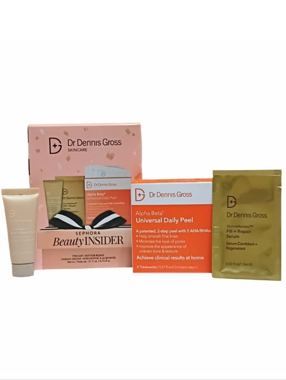 Dr Dennis Gross Sephora Beauty Insider Gift Set Alpha Beta Peel New